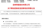 紫微算命明日停牌！又一A股，筹划控制权变更